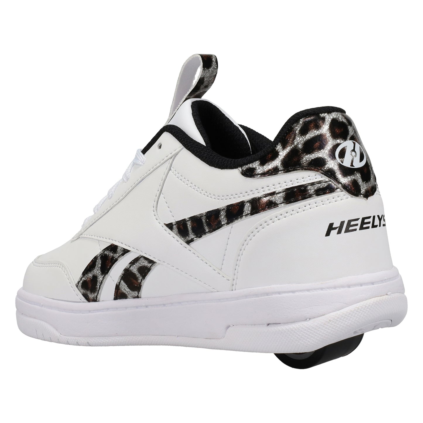 Heelys | Reebok CL Court Low | White/Snow Leopard