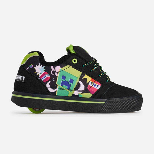 Heelys | Minecraft Pro 25 Adults | Black/Green/Multi