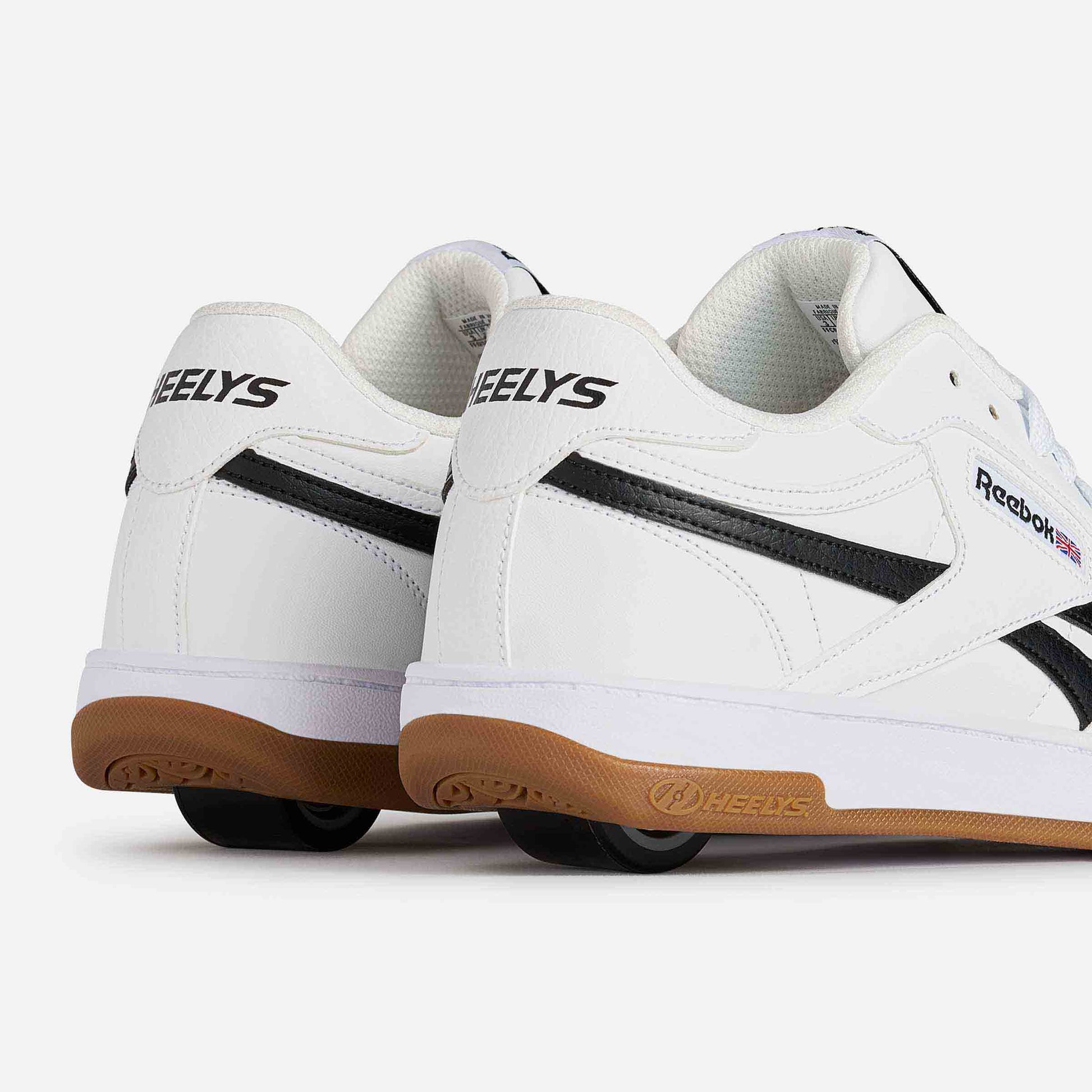 Heelys | Reebok Club C | White/Black/Gum