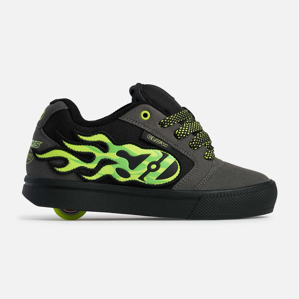 Heelys | Pro 25 Glow in the Dark - Charcoal/Black/Yellow