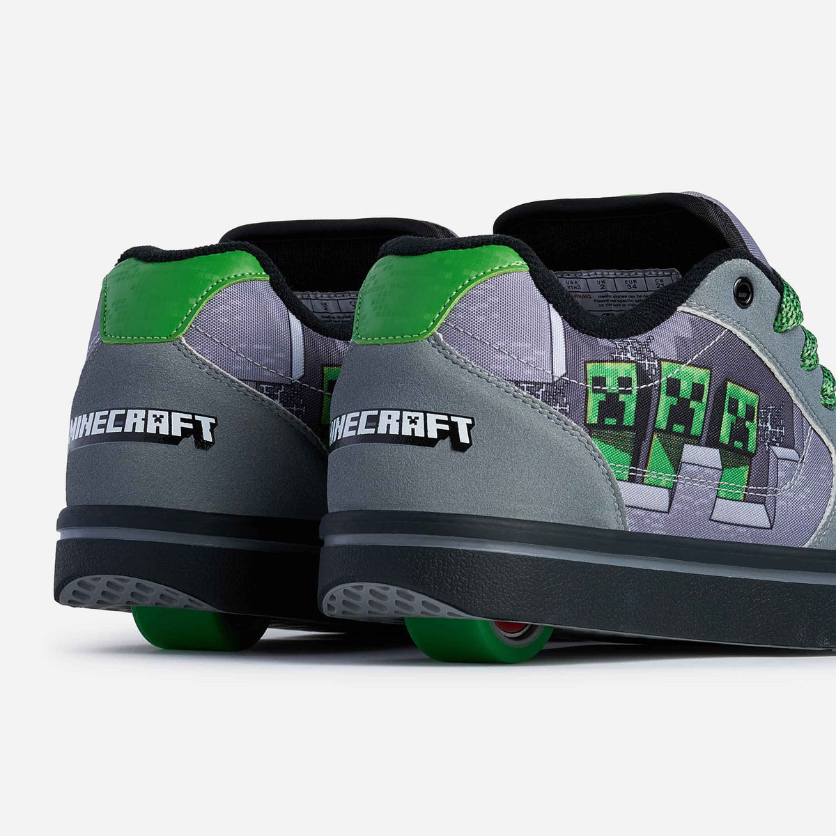 Heelys | Pro 25 Prints x Minecraft Adults - Grey/Green/Black