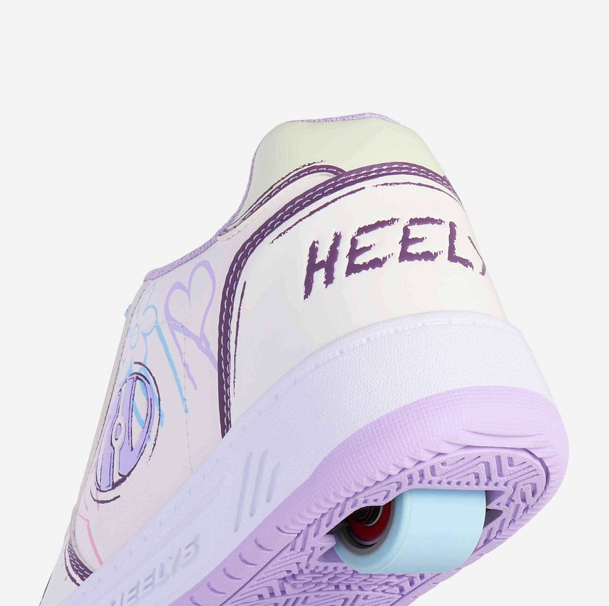 Heelys | Kama Cc Adults - White/Lilac/Blue