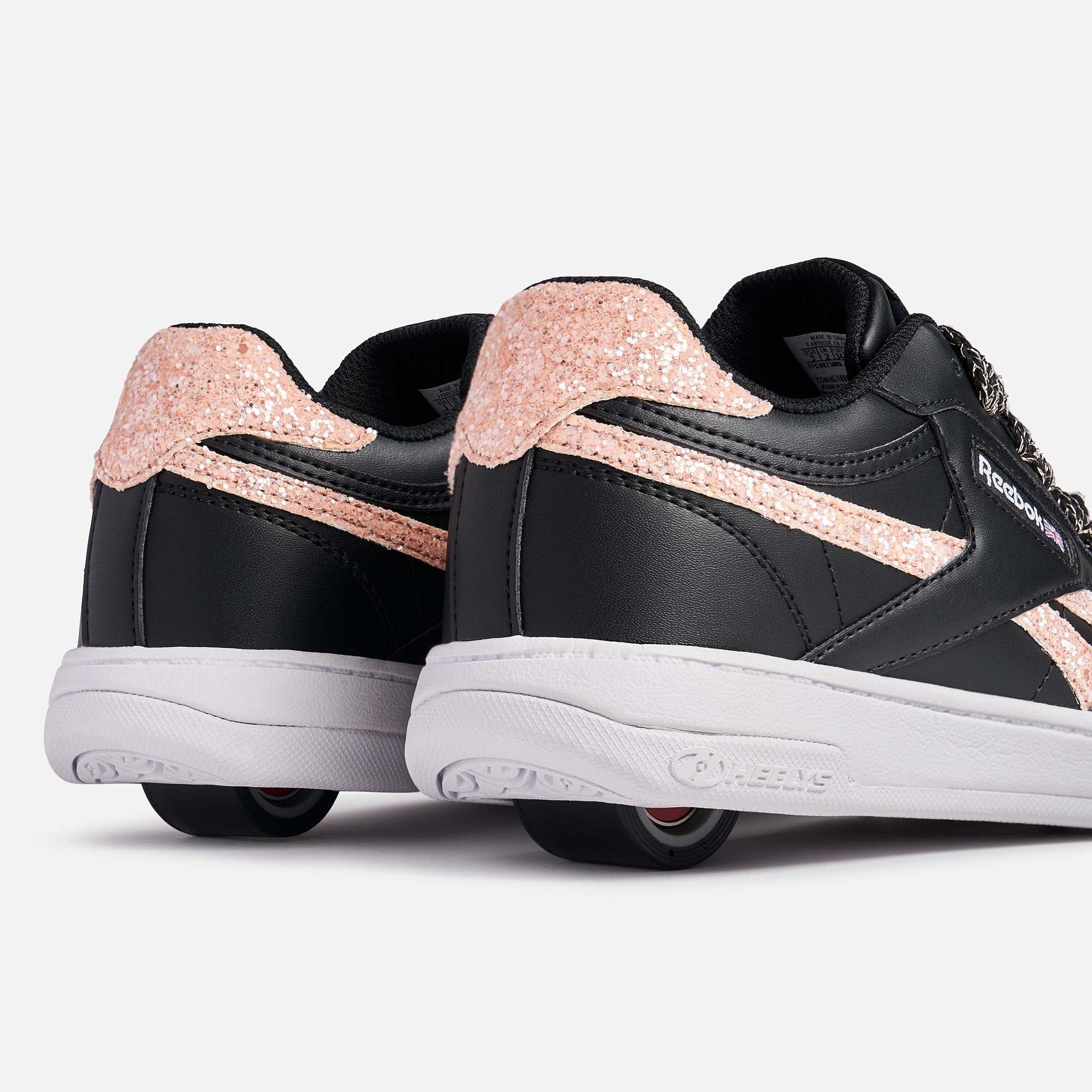 reebok classic black rose gold